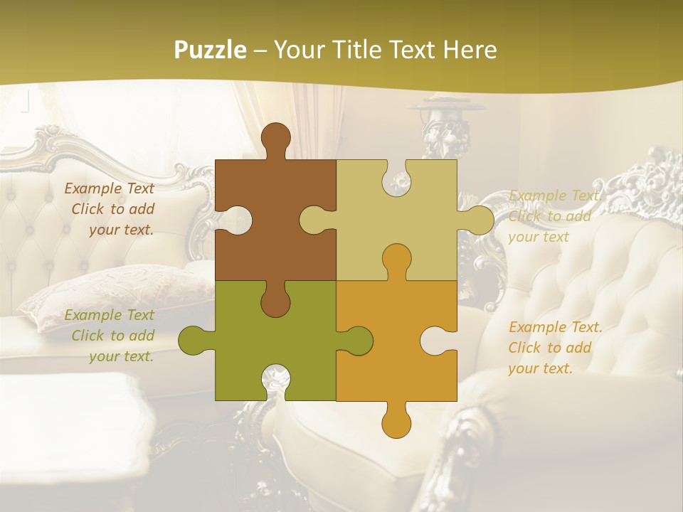 Chandelier Sit Carved PowerPoint Template