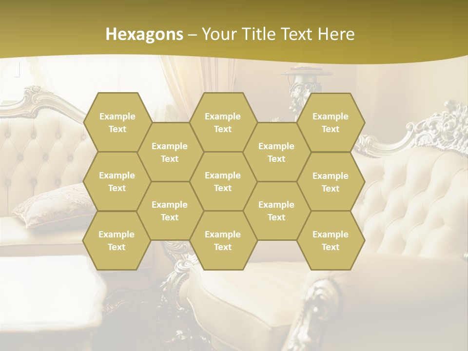 Chandelier Sit Carved PowerPoint Template