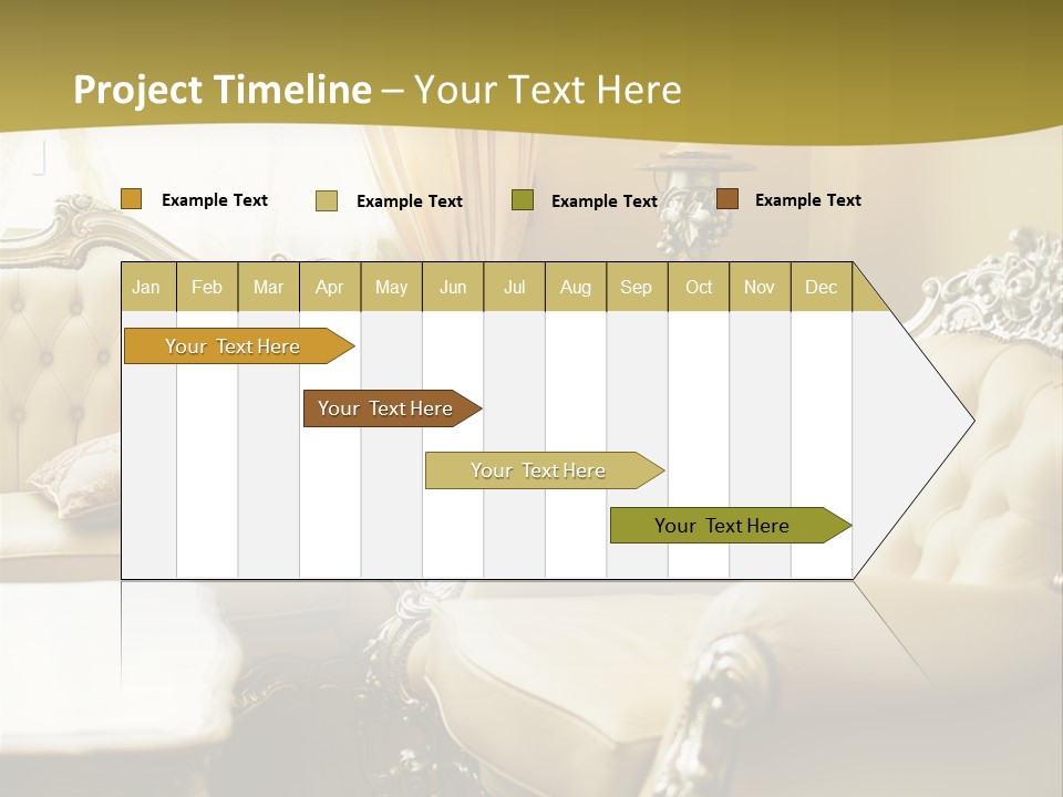 Chandelier Sit Carved PowerPoint Template