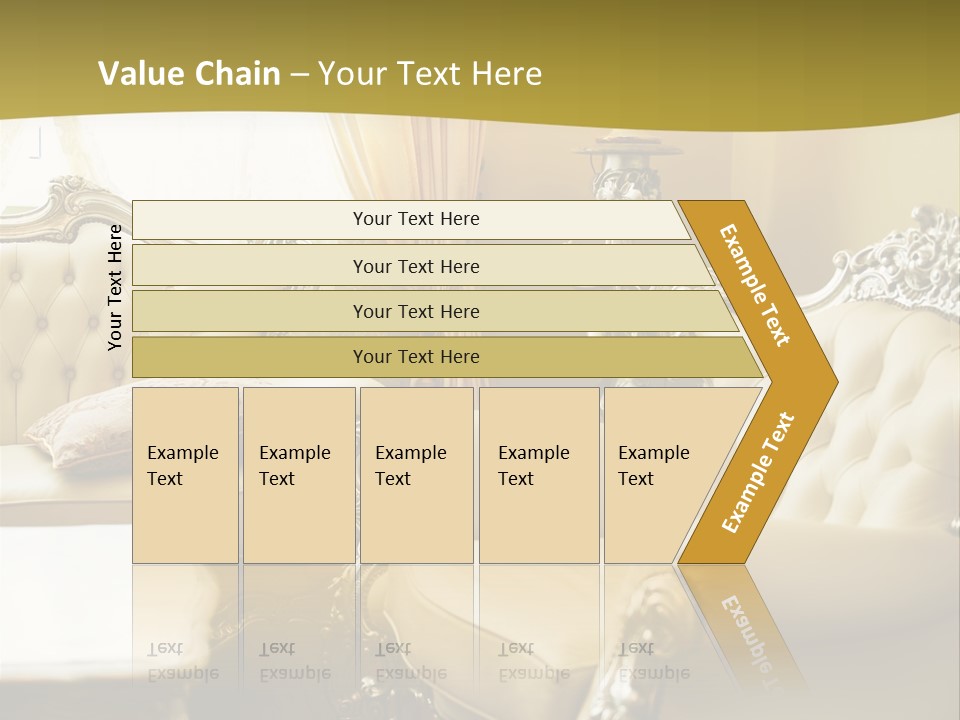 Chandelier Sit Carved PowerPoint Template