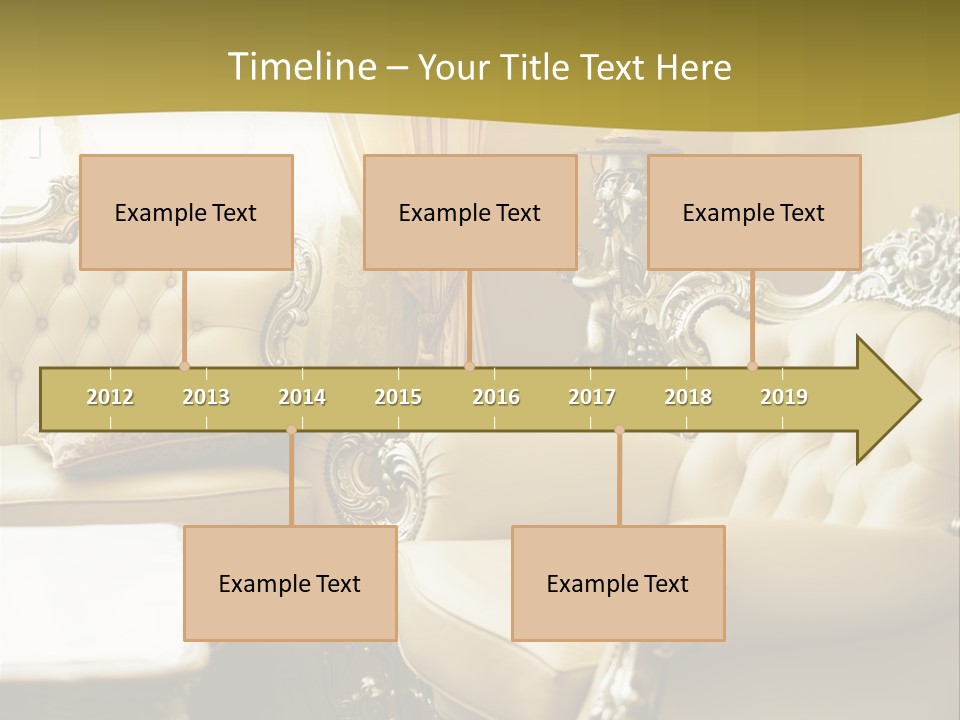 Chandelier Sit Carved PowerPoint Template