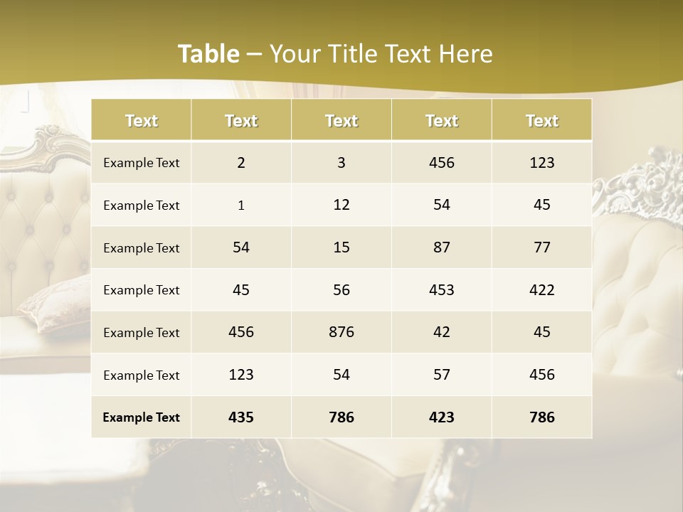 Chandelier Sit Carved PowerPoint Template