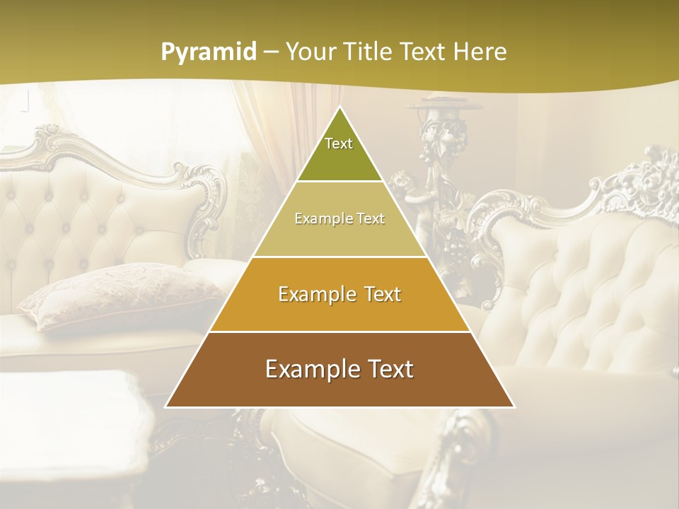 Chandelier Sit Carved PowerPoint Template