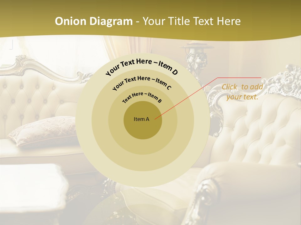 Chandelier Sit Carved PowerPoint Template