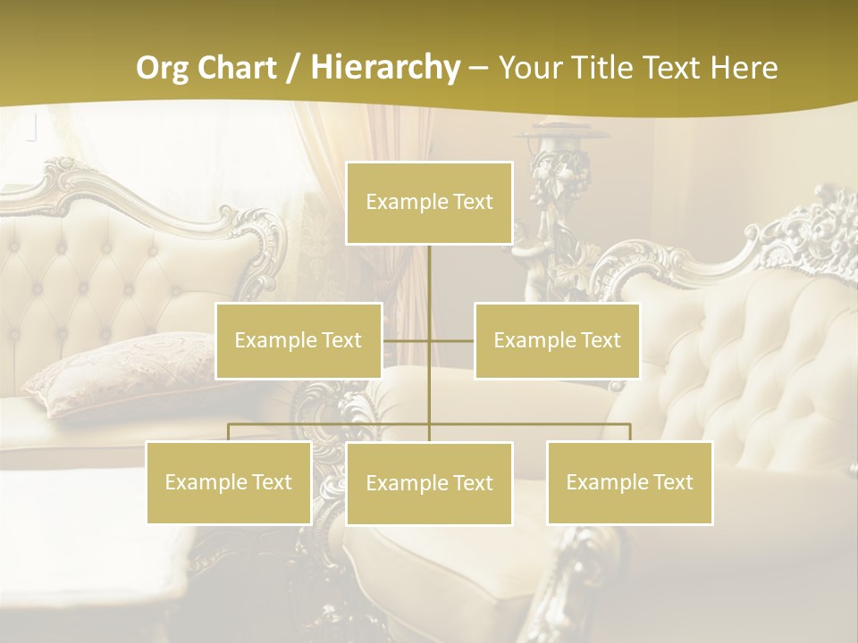 Chandelier Sit Carved PowerPoint Template
