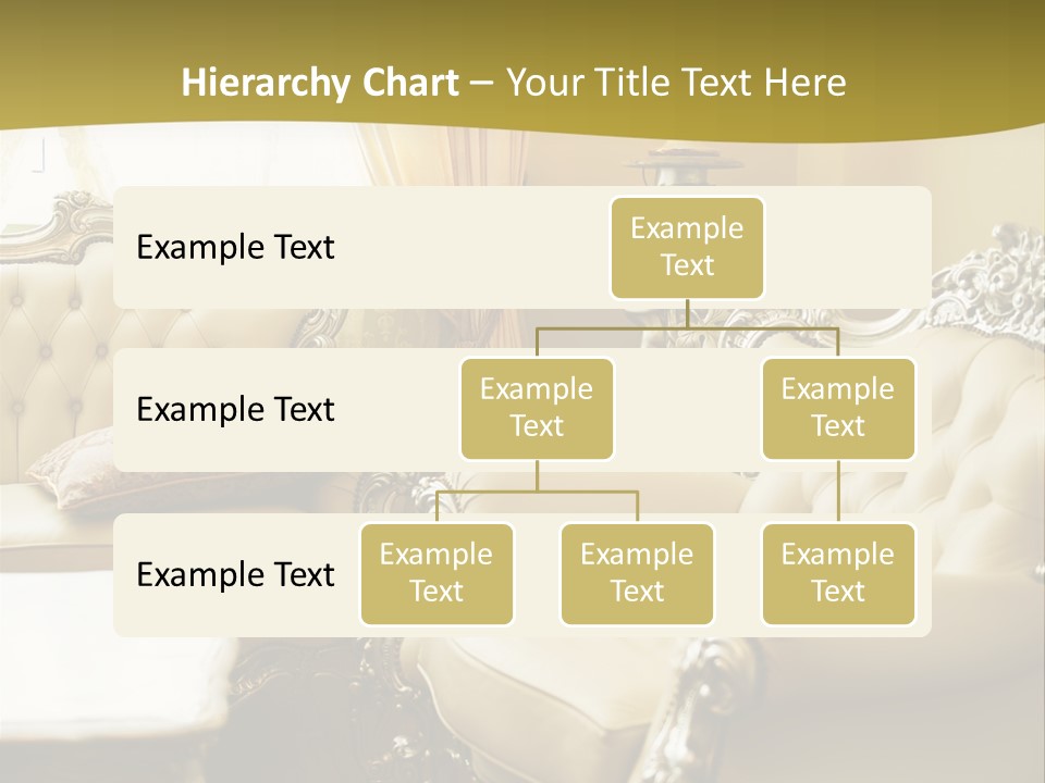 Chandelier Sit Carved PowerPoint Template