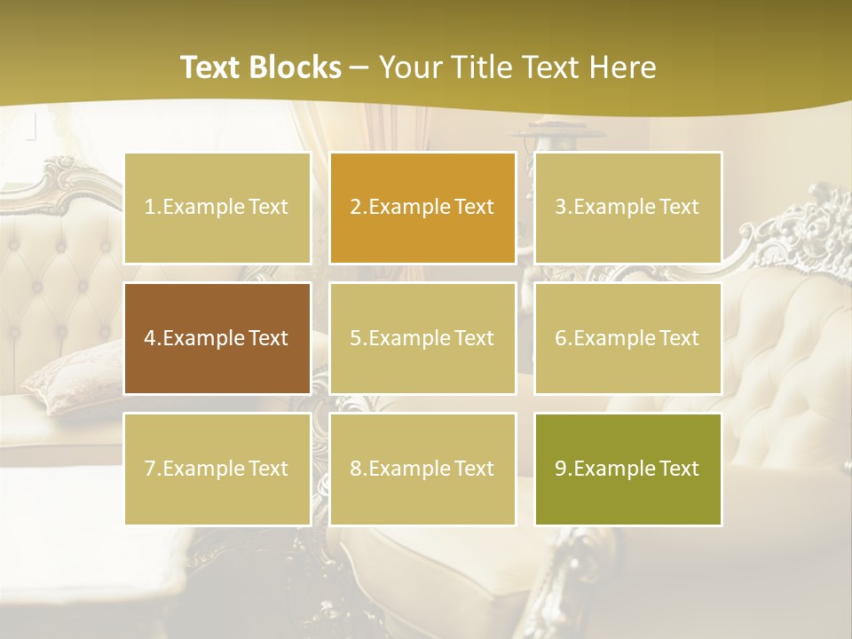 Chandelier Sit Carved PowerPoint Template