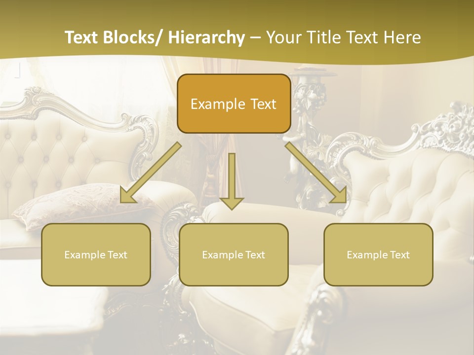 Chandelier Sit Carved PowerPoint Template
