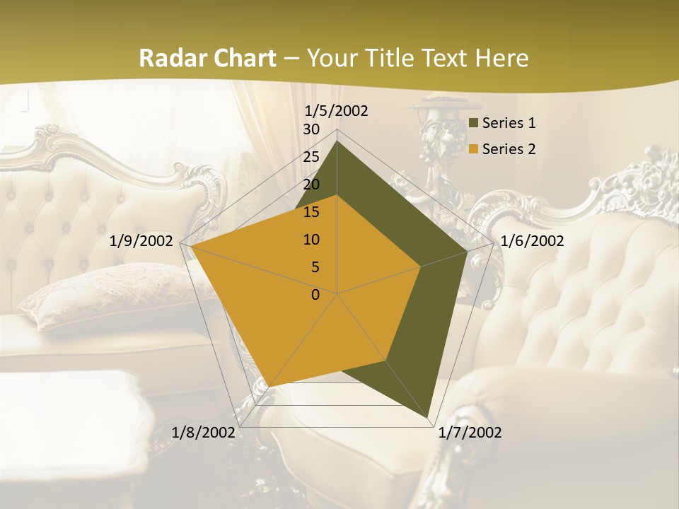 Chandelier Sit Carved PowerPoint Template