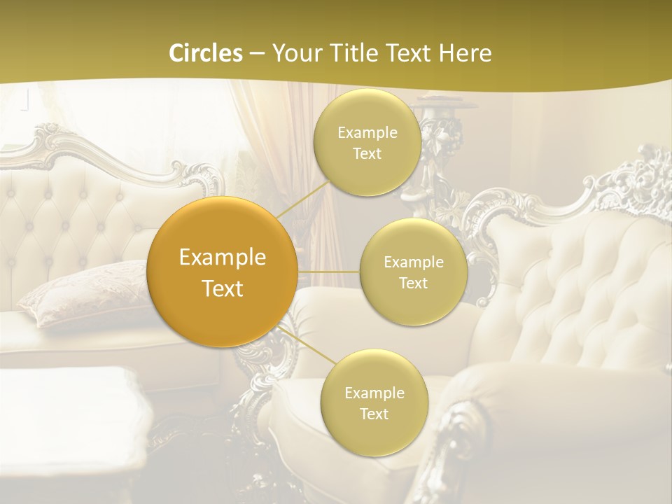 Chandelier Sit Carved PowerPoint Template