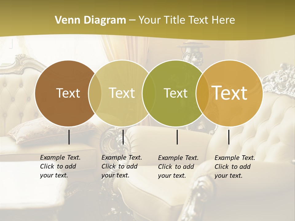 Chandelier Sit Carved PowerPoint Template