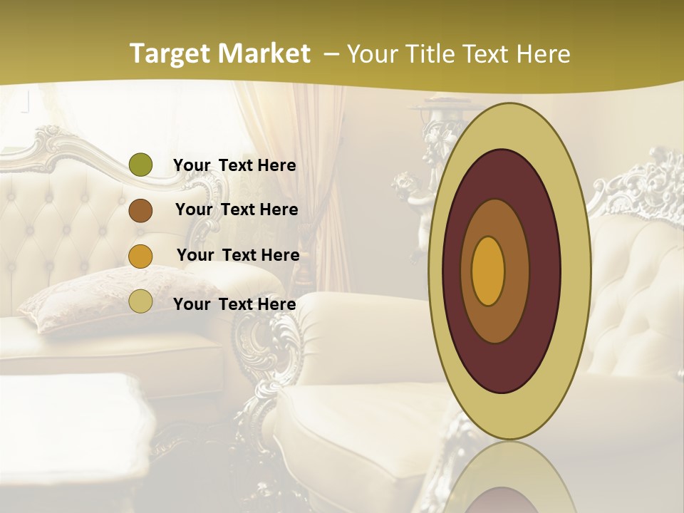 Chandelier Sit Carved PowerPoint Template