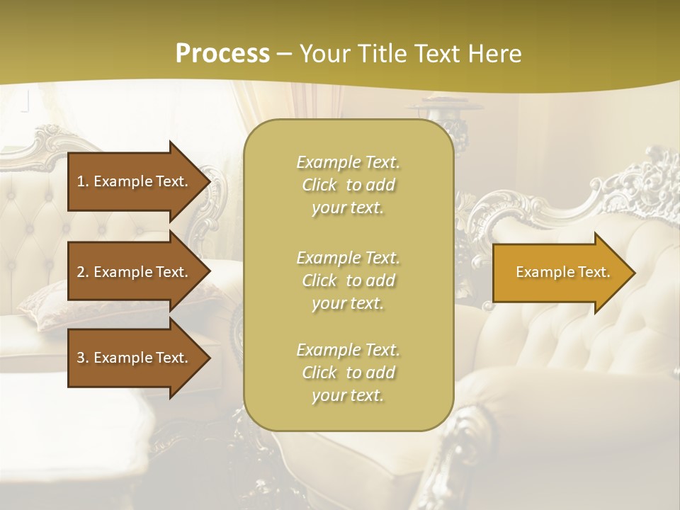 Chandelier Sit Carved PowerPoint Template