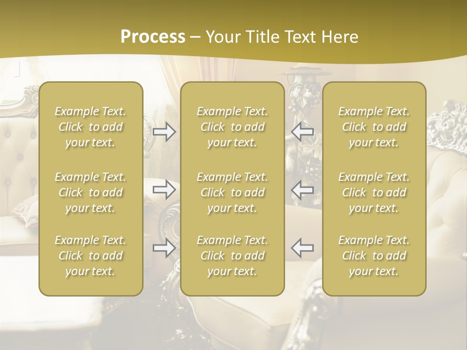 Chandelier Sit Carved PowerPoint Template