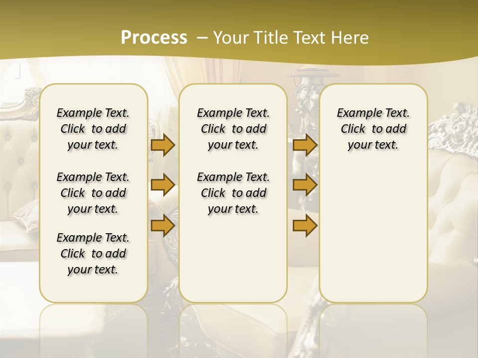 Chandelier Sit Carved PowerPoint Template
