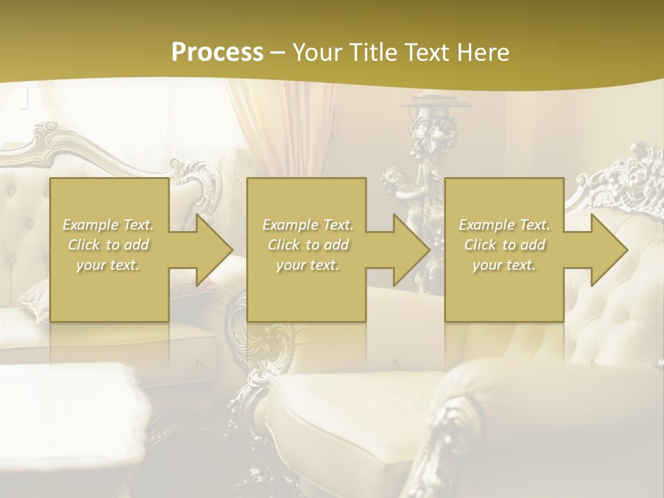 Chandelier Sit Carved PowerPoint Template