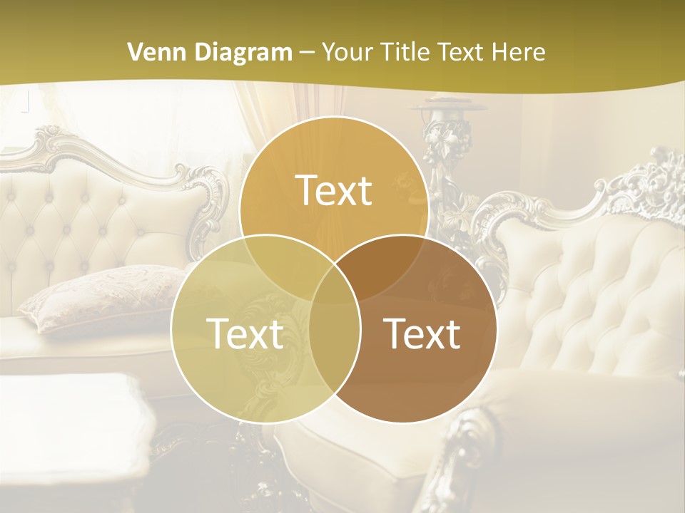 Chandelier Sit Carved PowerPoint Template