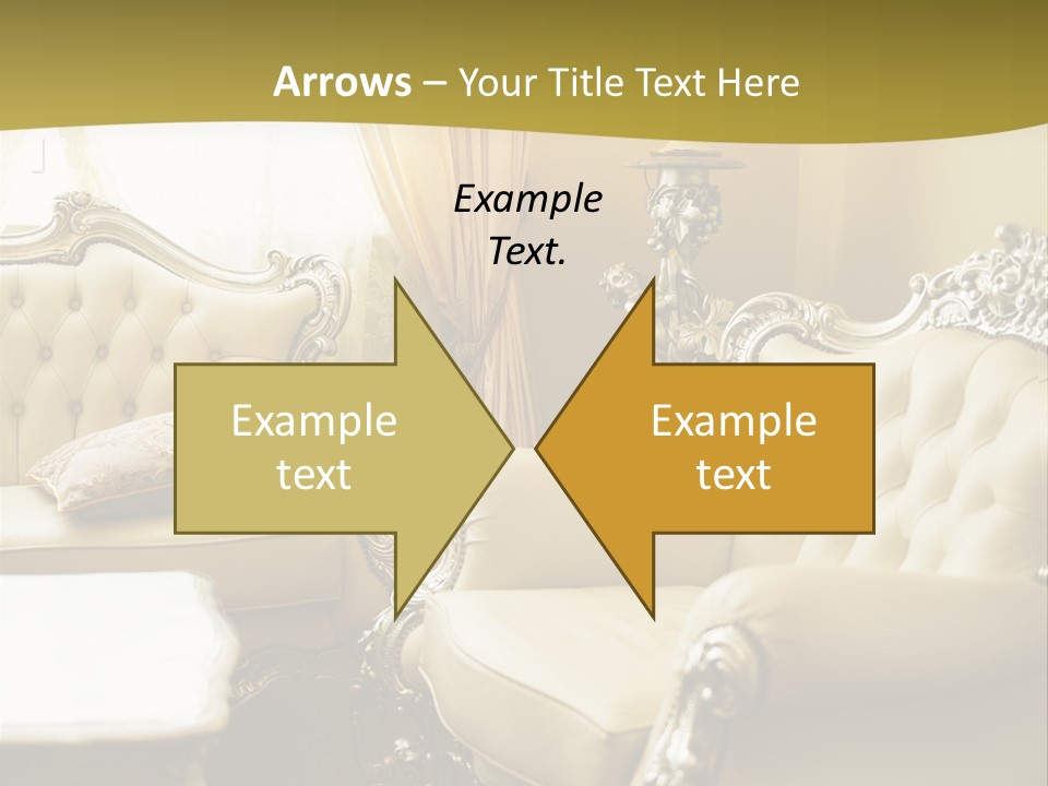 Chandelier Sit Carved PowerPoint Template