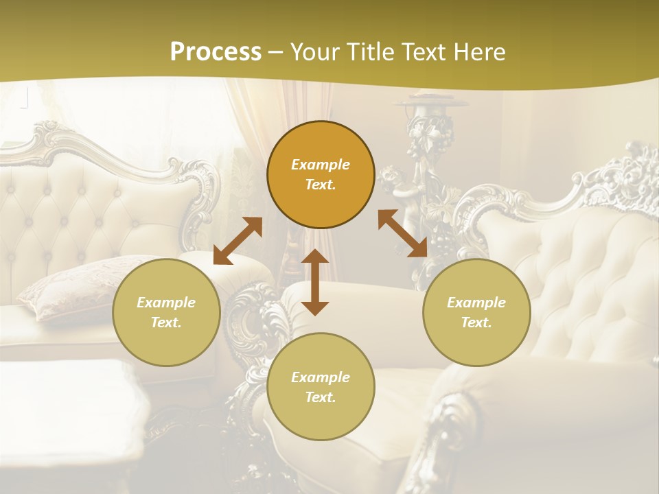 Chandelier Sit Carved PowerPoint Template