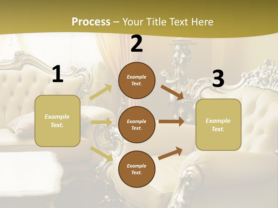 Chandelier Sit Carved PowerPoint Template