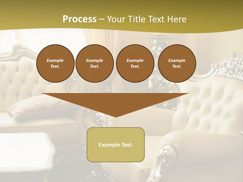 Chandelier Sit Carved PowerPoint Template