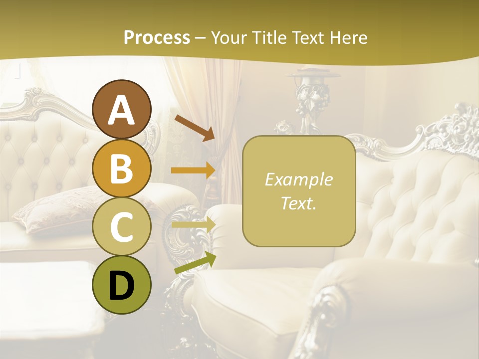 Chandelier Sit Carved PowerPoint Template