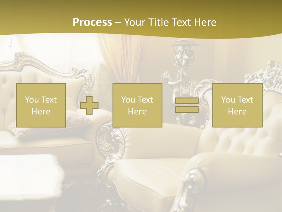 Chandelier Sit Carved PowerPoint Template