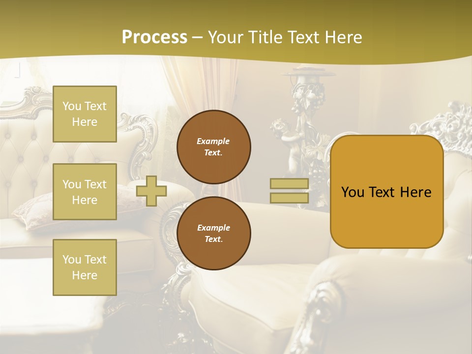 Chandelier Sit Carved PowerPoint Template