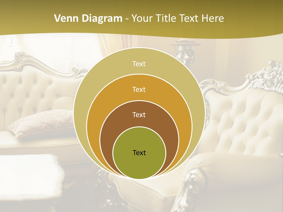 Chandelier Sit Carved PowerPoint Template