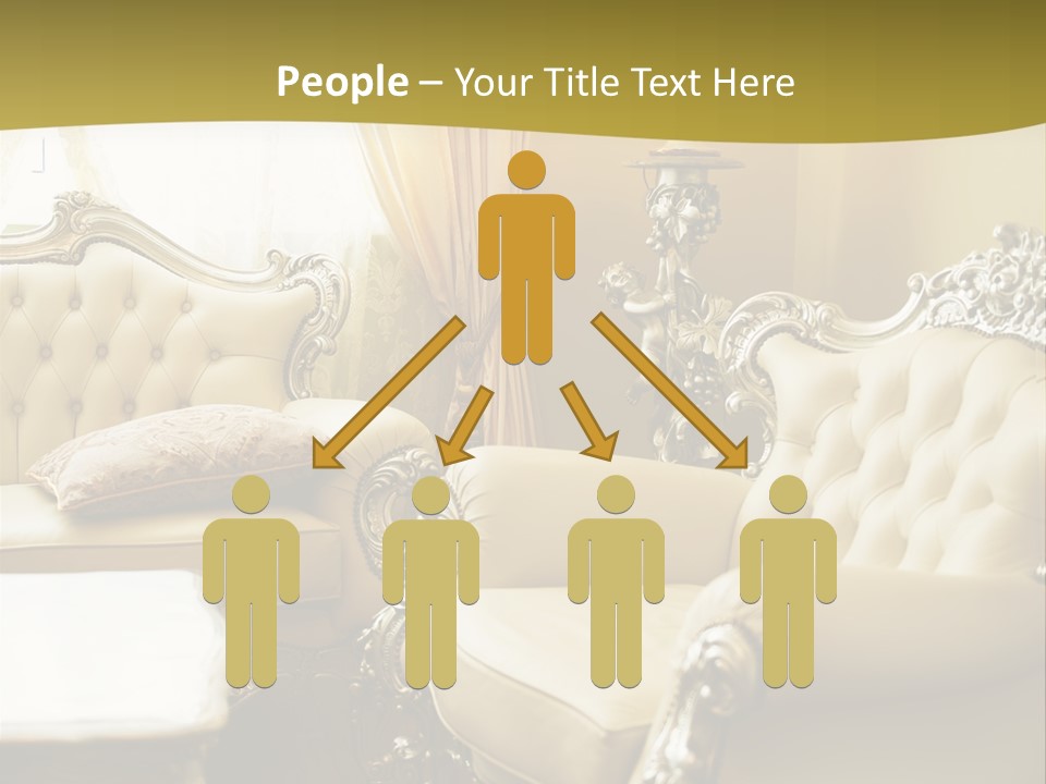 Chandelier Sit Carved PowerPoint Template