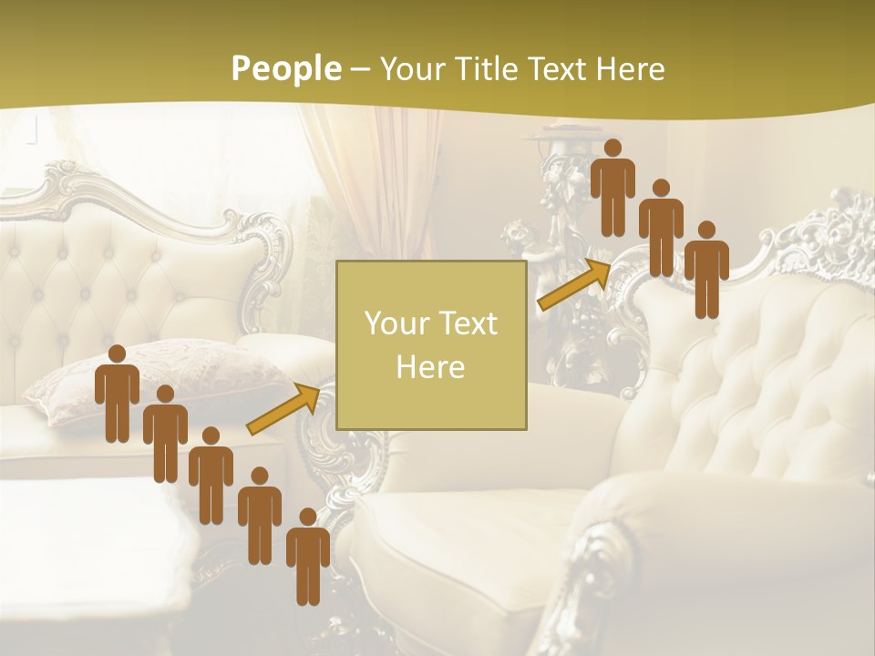 Chandelier Sit Carved PowerPoint Template