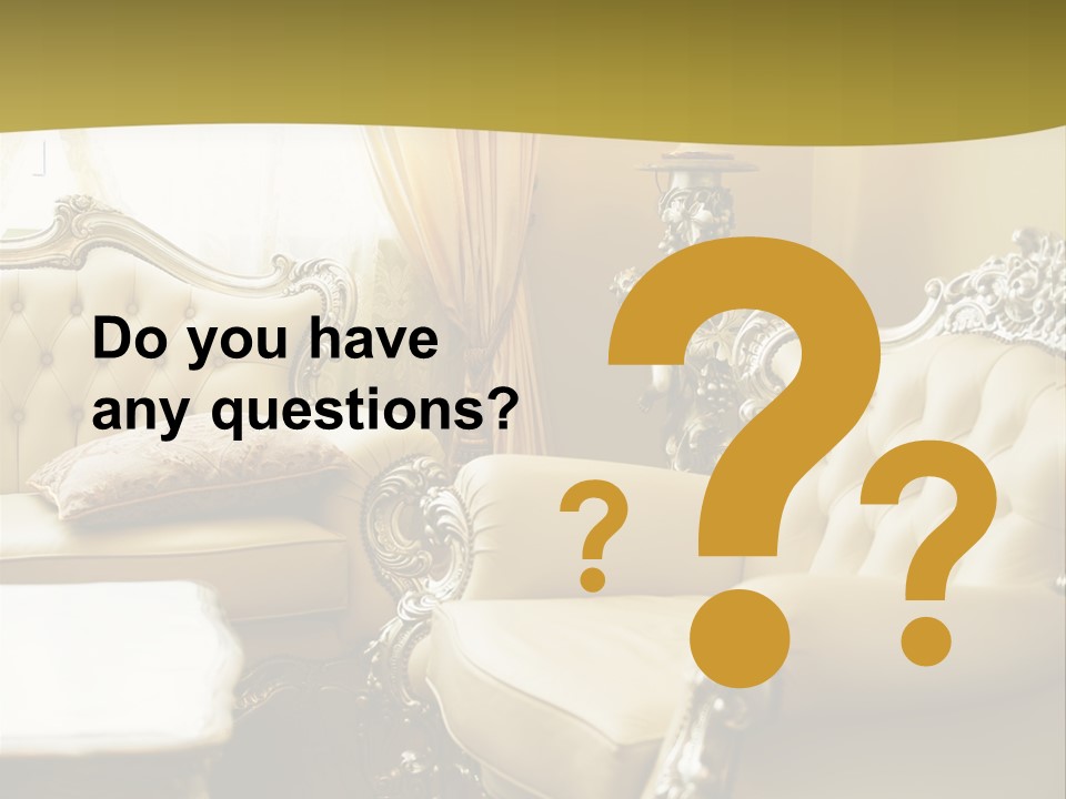 Chandelier Sit Carved PowerPoint Template