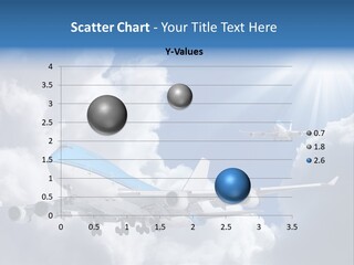 Away Sky Busy PowerPoint Template