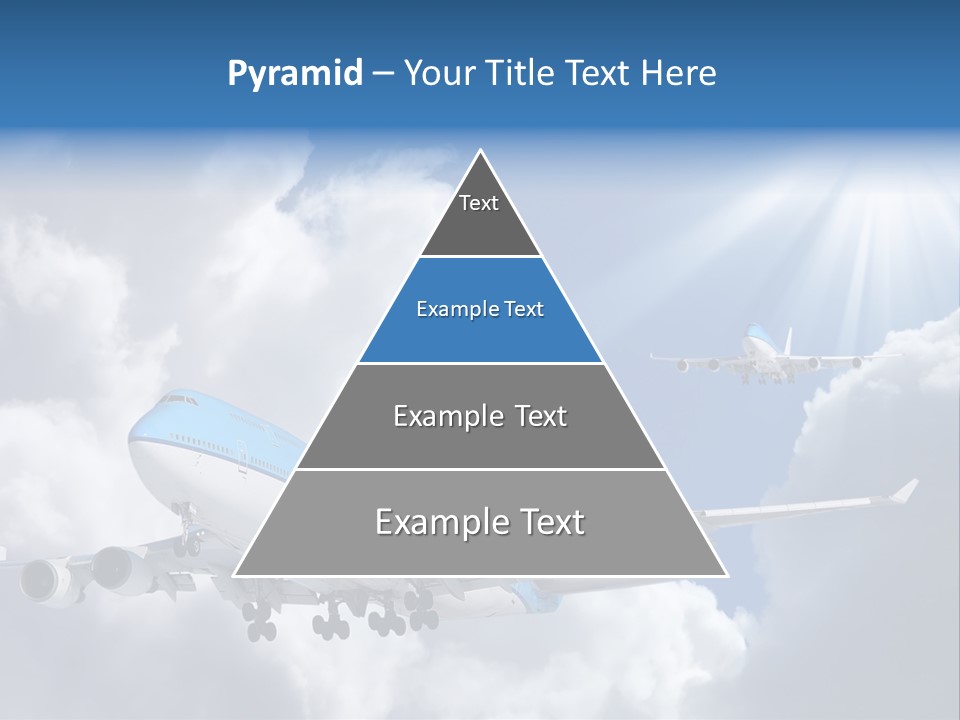Away Sky Busy PowerPoint Template