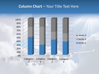 Away Sky Busy PowerPoint Template