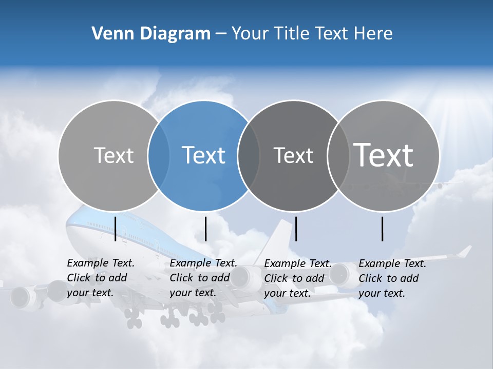 Away Sky Busy PowerPoint Template