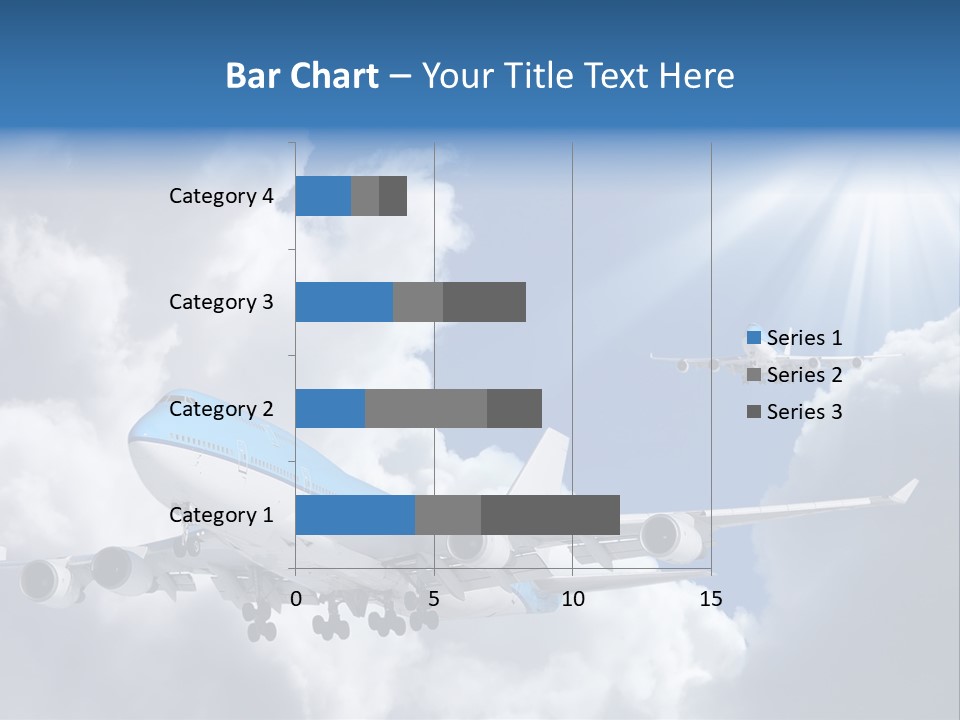 Away Sky Busy PowerPoint Template