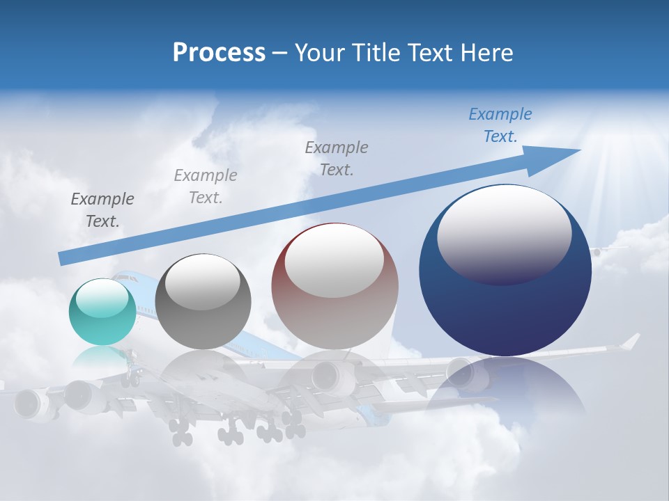 Away Sky Busy PowerPoint Template