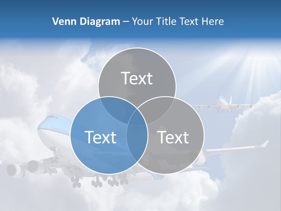 Away Sky Busy PowerPoint Template