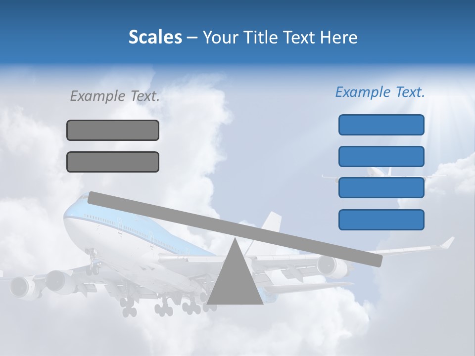 Away Sky Busy PowerPoint Template
