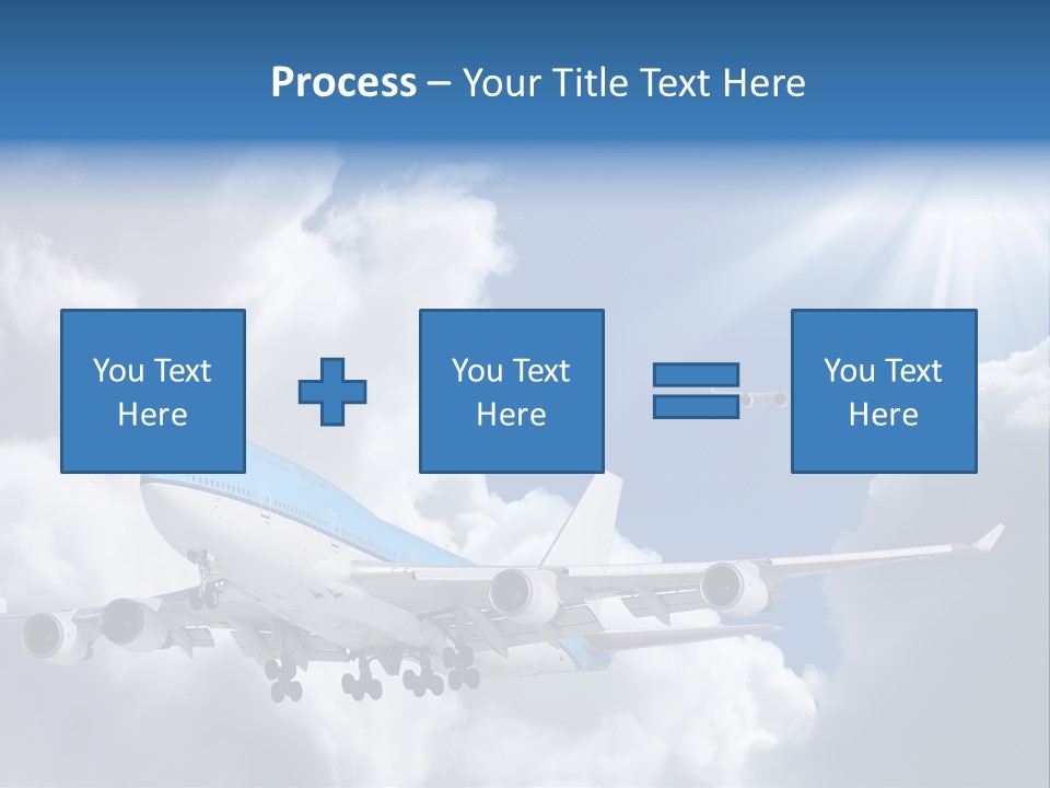 Away Sky Busy PowerPoint Template