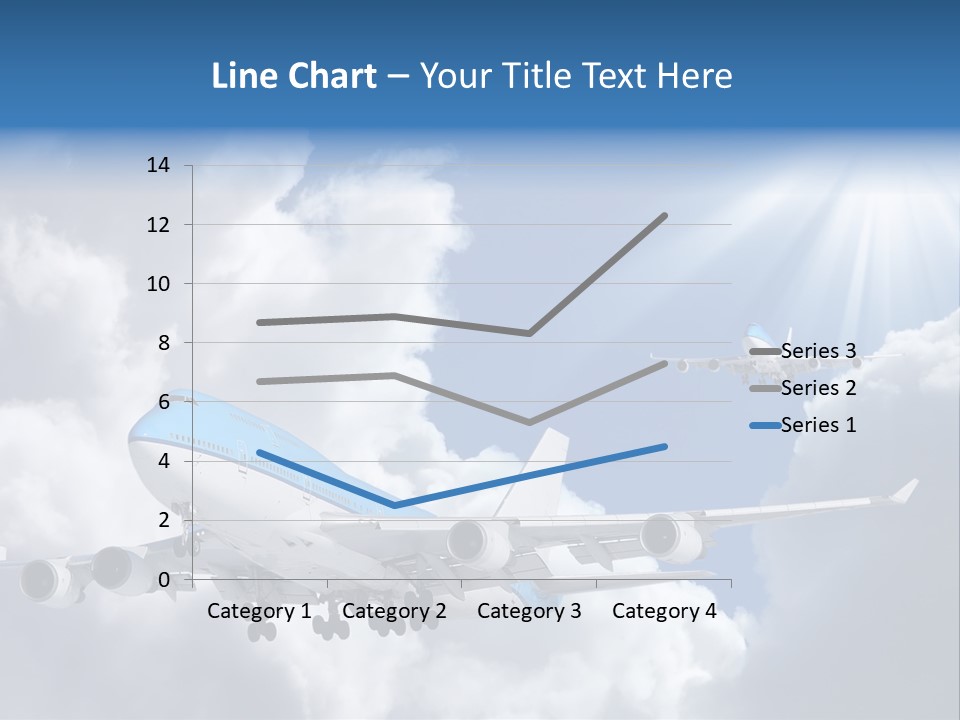 Away Sky Busy PowerPoint Template