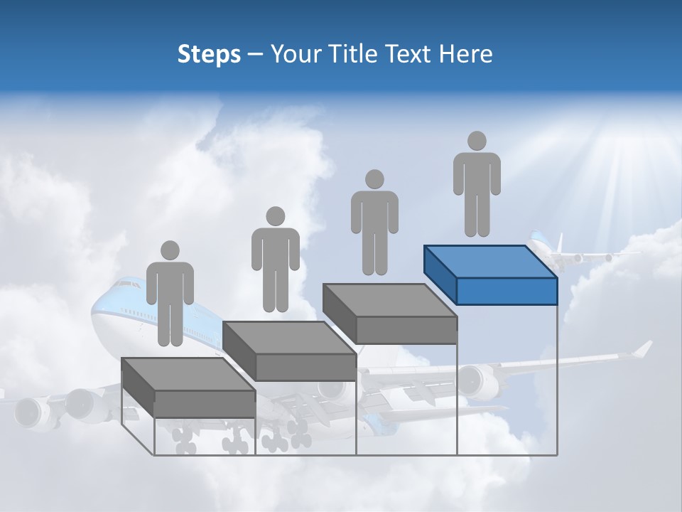 Away Sky Busy PowerPoint Template