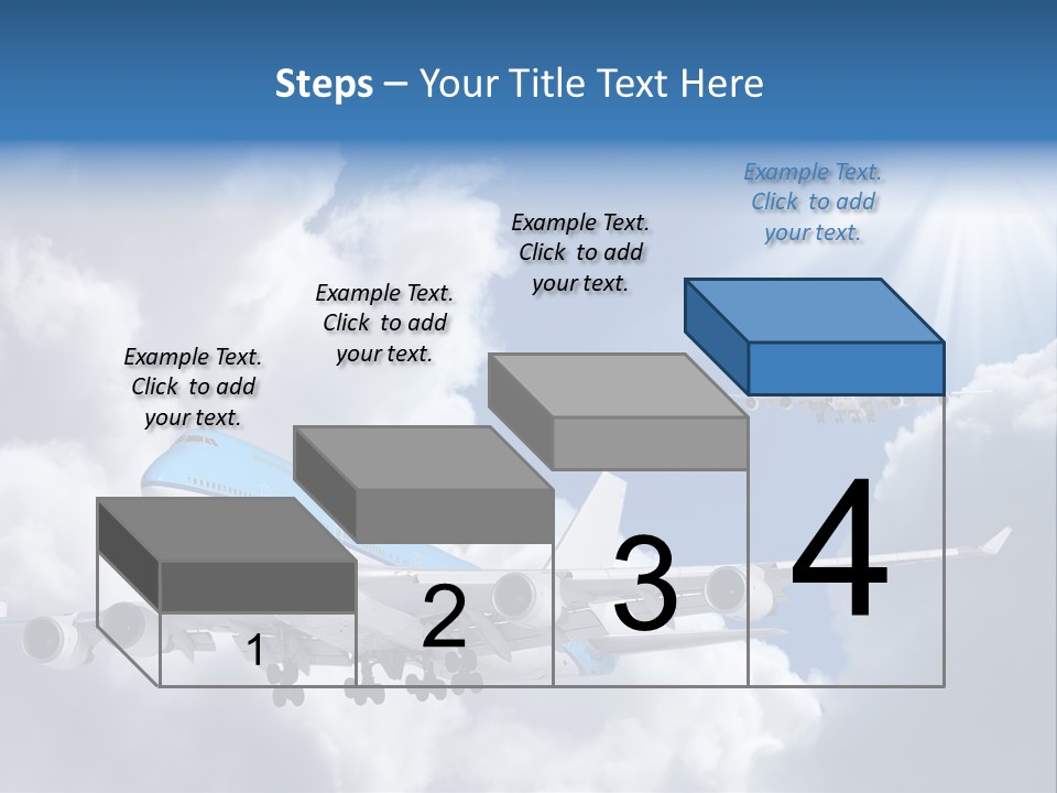 Away Sky Busy PowerPoint Template