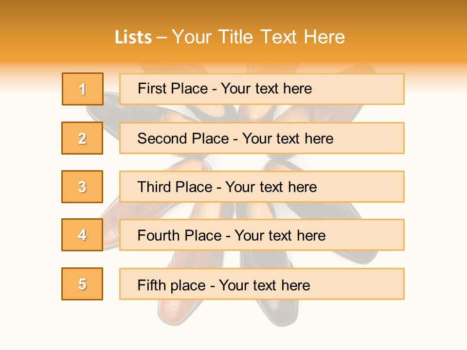 Boot Fashion Shiny PowerPoint Template