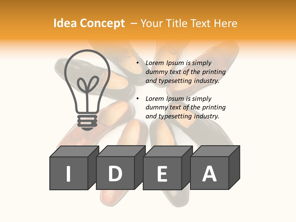 Boot Fashion Shiny PowerPoint Template