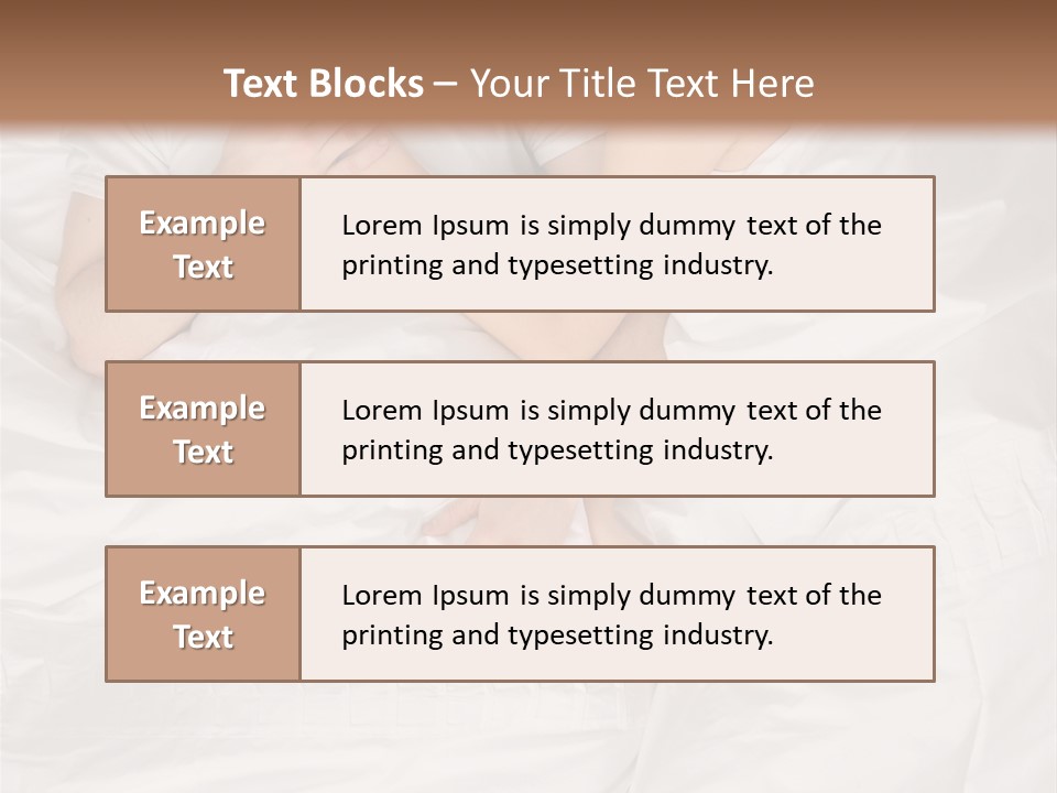 Married Tenderness Love PowerPoint Template