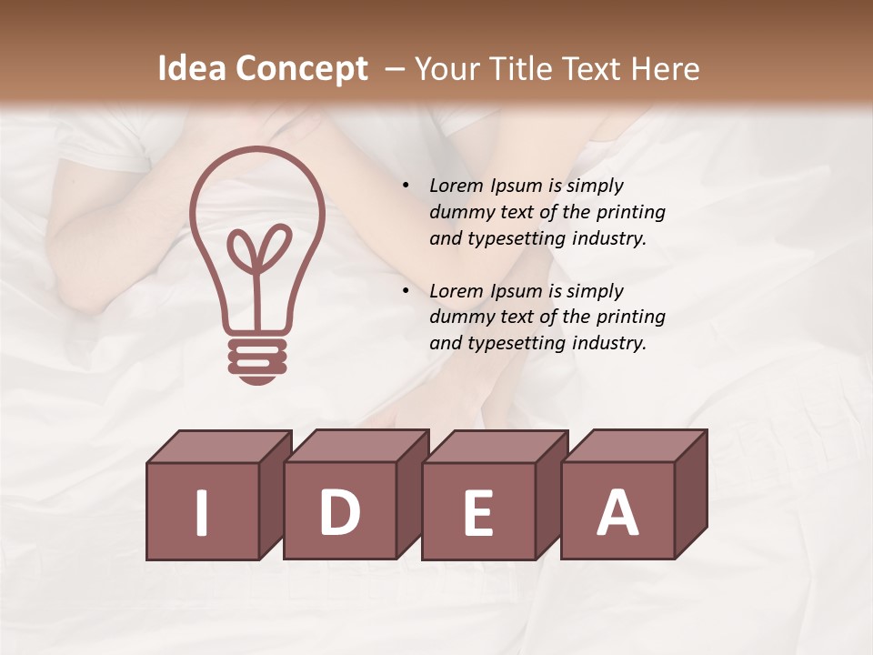 Married Tenderness Love PowerPoint Template