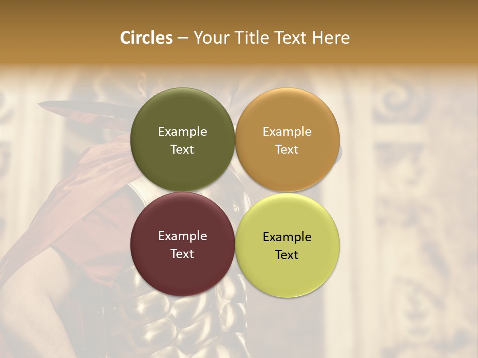Serious Fighter Power PowerPoint Template