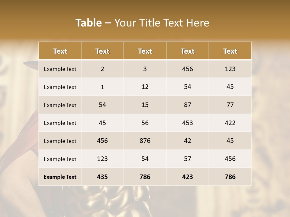 Serious Fighter Power PowerPoint Template